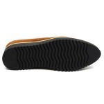 Clair de Lune Mocassin Cognac suède ME803S